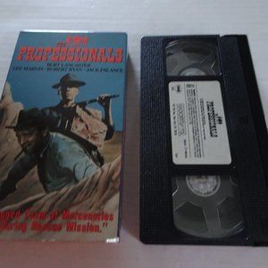 The Professionals VHS Tape Movie with Burt Lancastor, Lee Marvin, Jack Palance